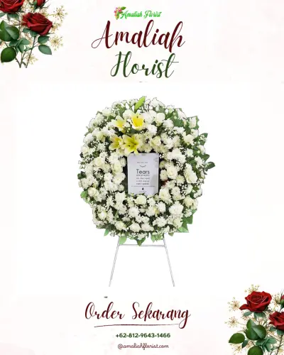 Krans Bunga Duka Cita di Hotel Santika Bsd City – Serpong (teraskota)