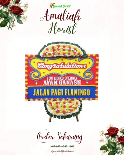 Bunga Papan Congratulation di Hotel Santika Bsd City – Serpong (teraskota)