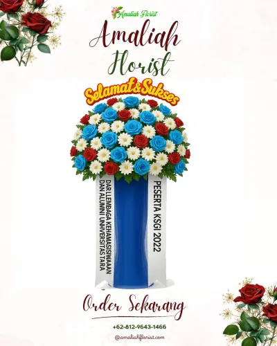 Standing Flower di Hotel Santika Bsd City – Serpong (teraskota)